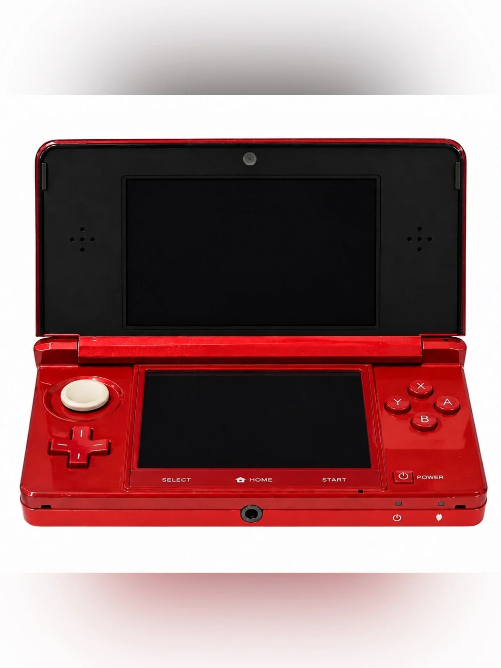 Nintendo 3DS Handheld Game Console CTR-001 Red-Charger, Stylus, 2GB Card, Game